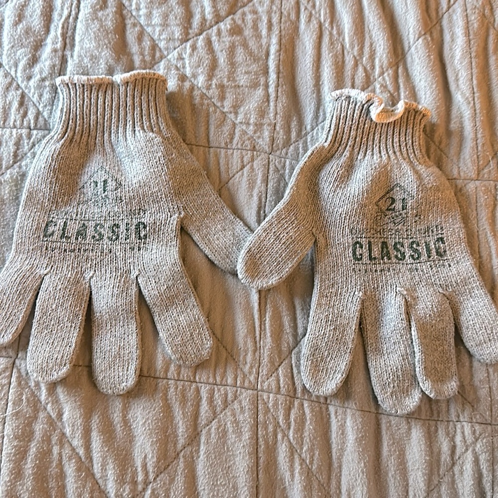 Unisex knitted gloves. L/XL